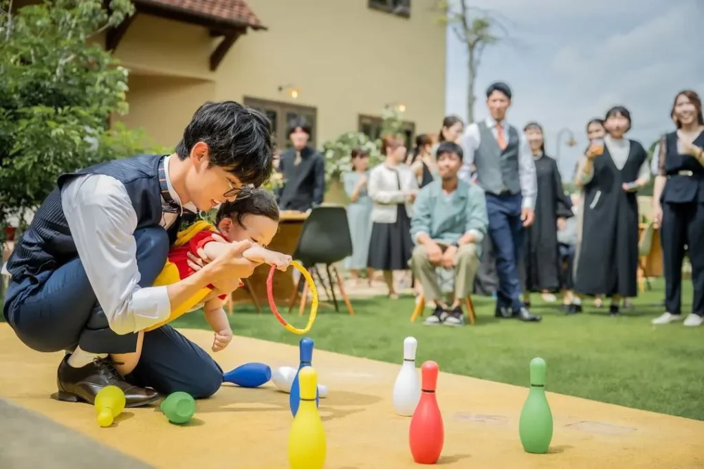 ガーデンウェディングなら子どもと一緒に遊んだり楽しめます